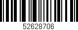 Código de barras (EAN, GTIN, SKU, ISBN): '52628706'