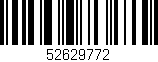 Código de barras (EAN, GTIN, SKU, ISBN): '52629772'