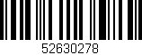 Código de barras (EAN, GTIN, SKU, ISBN): '52630278'