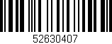 Código de barras (EAN, GTIN, SKU, ISBN): '52630407'