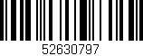 Código de barras (EAN, GTIN, SKU, ISBN): '52630797'