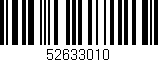 Código de barras (EAN, GTIN, SKU, ISBN): '52633010'