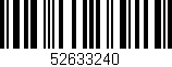 Código de barras (EAN, GTIN, SKU, ISBN): '52633240'