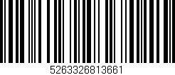 Código de barras (EAN, GTIN, SKU, ISBN): '5263326813661'