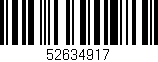 Código de barras (EAN, GTIN, SKU, ISBN): '52634917'