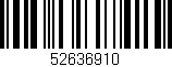 Código de barras (EAN, GTIN, SKU, ISBN): '52636910'
