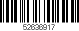 Código de barras (EAN, GTIN, SKU, ISBN): '52636917'