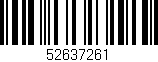 Código de barras (EAN, GTIN, SKU, ISBN): '52637261'