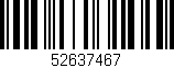 Código de barras (EAN, GTIN, SKU, ISBN): '52637467'