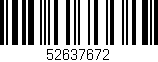Código de barras (EAN, GTIN, SKU, ISBN): '52637672'
