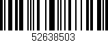 Código de barras (EAN, GTIN, SKU, ISBN): '52638503'