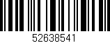 Código de barras (EAN, GTIN, SKU, ISBN): '52638541'