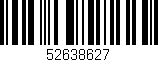 Código de barras (EAN, GTIN, SKU, ISBN): '52638627'