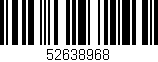 Código de barras (EAN, GTIN, SKU, ISBN): '52638968'
