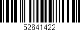 Código de barras (EAN, GTIN, SKU, ISBN): '52641422'