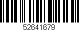 Código de barras (EAN, GTIN, SKU, ISBN): '52641679'