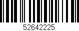 Código de barras (EAN, GTIN, SKU, ISBN): '52642225'