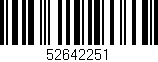 Código de barras (EAN, GTIN, SKU, ISBN): '52642251'