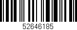 Código de barras (EAN, GTIN, SKU, ISBN): '52646185'