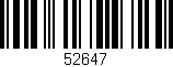 Código de barras (EAN, GTIN, SKU, ISBN): '52647'
