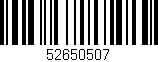 Código de barras (EAN, GTIN, SKU, ISBN): '52650507'