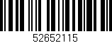 Código de barras (EAN, GTIN, SKU, ISBN): '52652115'