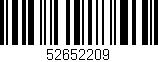 Código de barras (EAN, GTIN, SKU, ISBN): '52652209'