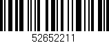 Código de barras (EAN, GTIN, SKU, ISBN): '52652211'