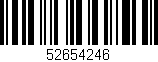 Código de barras (EAN, GTIN, SKU, ISBN): '52654246'