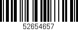 Código de barras (EAN, GTIN, SKU, ISBN): '52654657'