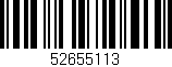 Código de barras (EAN, GTIN, SKU, ISBN): '52655113'