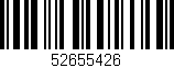 Código de barras (EAN, GTIN, SKU, ISBN): '52655426'