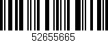 Código de barras (EAN, GTIN, SKU, ISBN): '52655665'