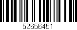 Código de barras (EAN, GTIN, SKU, ISBN): '52656451'