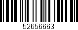 Código de barras (EAN, GTIN, SKU, ISBN): '52656663'