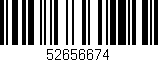 Código de barras (EAN, GTIN, SKU, ISBN): '52656674'
