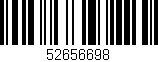 Código de barras (EAN, GTIN, SKU, ISBN): '52656698'
