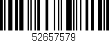 Código de barras (EAN, GTIN, SKU, ISBN): '52657579'