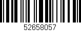 Código de barras (EAN, GTIN, SKU, ISBN): '52658057'