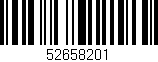 Código de barras (EAN, GTIN, SKU, ISBN): '52658201'