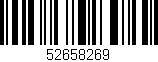 Código de barras (EAN, GTIN, SKU, ISBN): '52658269'