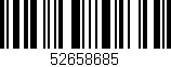 Código de barras (EAN, GTIN, SKU, ISBN): '52658685'