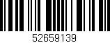 Código de barras (EAN, GTIN, SKU, ISBN): '52659139'