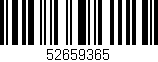 Código de barras (EAN, GTIN, SKU, ISBN): '52659365'