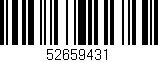Código de barras (EAN, GTIN, SKU, ISBN): '52659431'