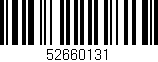 Código de barras (EAN, GTIN, SKU, ISBN): '52660131'
