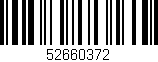 Código de barras (EAN, GTIN, SKU, ISBN): '52660372'