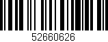 Código de barras (EAN, GTIN, SKU, ISBN): '52660626'