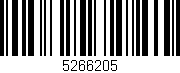 Código de barras (EAN, GTIN, SKU, ISBN): '5266205'