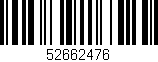 Código de barras (EAN, GTIN, SKU, ISBN): '52662476'